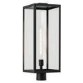KICHLER 59115BKT Branner 25.5 Inch 1 Light Outdoor Post Light With Clear Glass In Textured Black