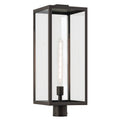 KICHLER 59115OZ Branner 25.5 Inch 1 Light Outdoor Post Light With Clear Glass In Olde Bronze