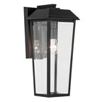 KICHLER 59119BKT Mathus 18 Inch 1 Light Outdoor Wall Light With Clear Glass In Textured Black