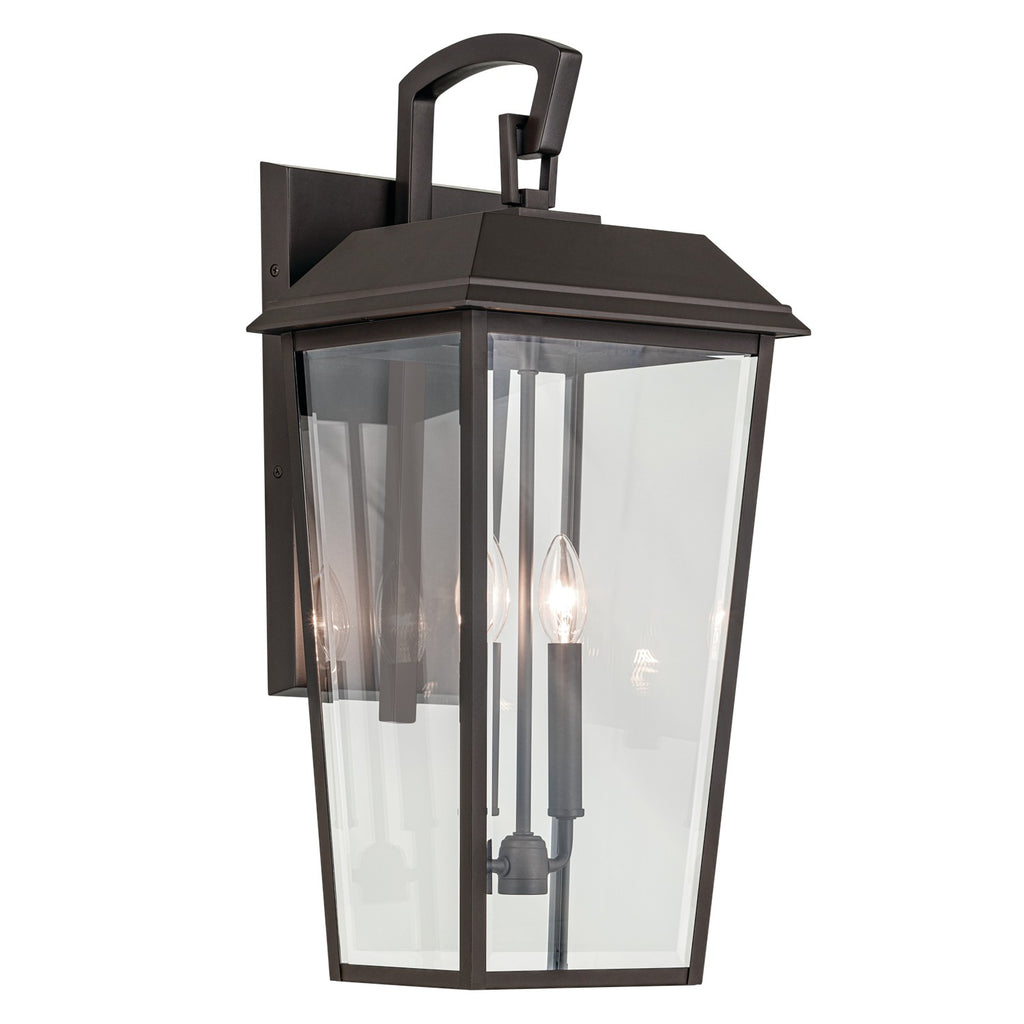 KICHLER 59120OZ Mathus 24.25 Inch 2 Light Outdoor Wall Light With Clear Glass In Olde Bronze