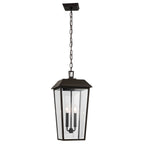 KICHLER 59122OZ Mathus 22 Inch 2 Light Outdoor Pendant With Clear Glass In Olde Bronze