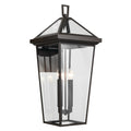 KICHLER 59128OZ Regence 30.25 Inch 4 Light Outdoor Wall Light With Clear Glass In Olde Bronze
