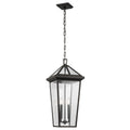 KICHLER 59130OZ Regence 26 Inch 2 Light Outdoor Pendant With Clear Glass In Olde Bronze