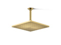 KOHLER K-13696-2MB Contemporary Square 10" Single-Function Rainhead, 2.5 Gpm - Vibrant Brushed Moderne Brass