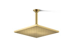KOHLER K-13696-2MB Contemporary Square 10" Single-Function Rainhead, 2.5 Gpm - Vibrant Brushed Moderne Brass