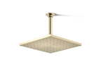 KOHLER K-13696-G-AF Contemporary Square 10" Single-Function Rainhead, 1.75 Gpm - Vibrant French Gold
