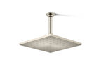 KOHLER K-13696-G-BN Contemporary Square 10" Single-Function Rainhead, 1.75 Gpm - Vibrant Brushed Nickel