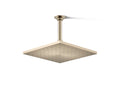 KOHLER K-13696-G-BV Contemporary Square 10" Single-Function Rainhead, 1.75 Gpm - Vibrant Brushed Bronze