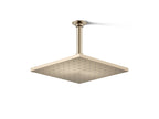 KOHLER K-13696-G-BV Contemporary Square 10" Single-Function Rainhead, 1.75 Gpm - Vibrant Brushed Bronze