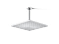 KOHLER K-13696-G-CP Contemporary Square 10" Single-Function Rainhead, 1.75 Gpm - Polished Chrome