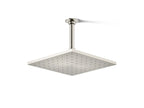 KOHLER K-13696-G-SN Contemporary Square 10" Single-Function Rainhead, 1.75 Gpm - Vibrant Polished Nickel