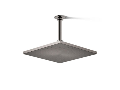 KOHLER K-13696-TT Contemporary Square 10" single-function rainhead, 2.5 gpm - Vibrant Titanium