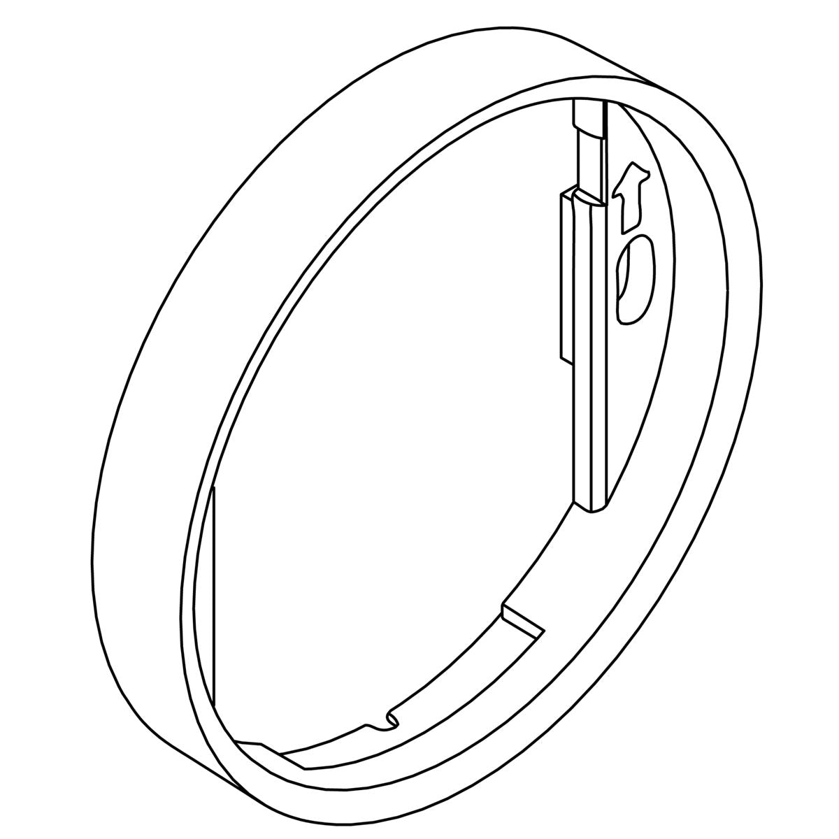 KOHLER Concealing Ring - Polished Chrome, K-1371430-CP