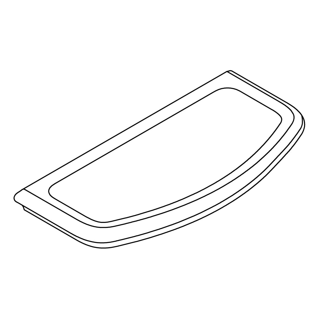 KOHLER Harken 1Pc Tank Cover - White, K-1371604-0