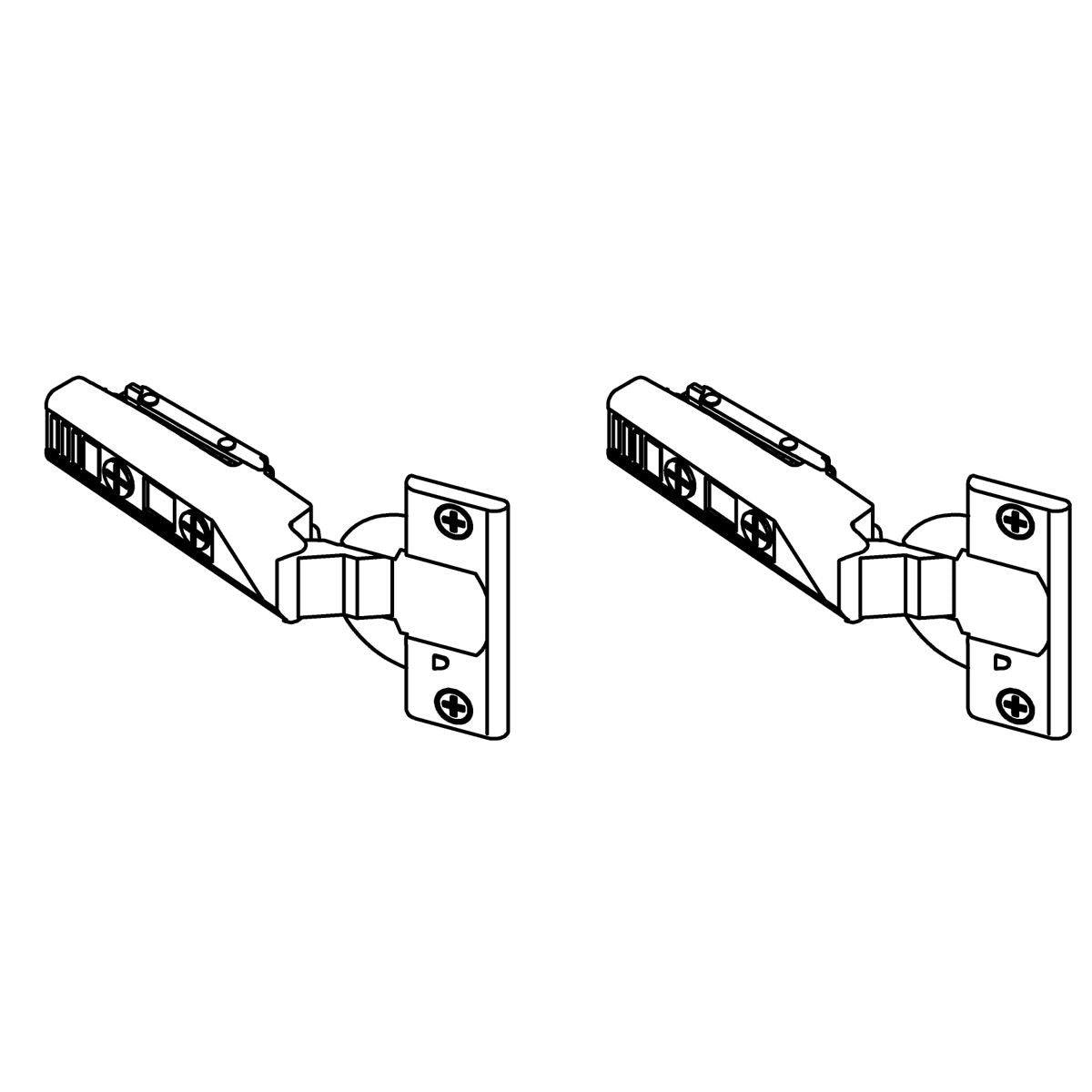 KOHLER Door Hinge Service Kit, Full Overlay, K-1374688