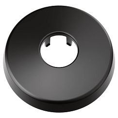 MOEN 137488BL Decorative Round Shower Arm Flange - Matte Black
