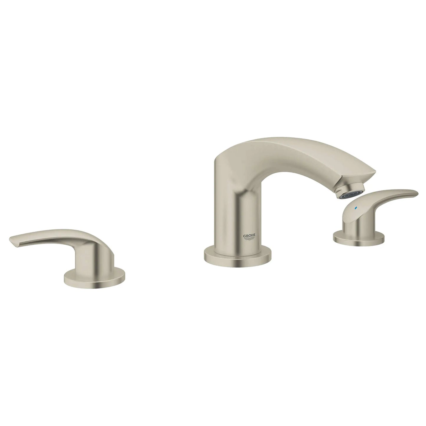 GROHE 25168EN2 Eurosmart 3-Hole 2-Handle Deck Mount Roman Tub Faucet - Brushed Nickel