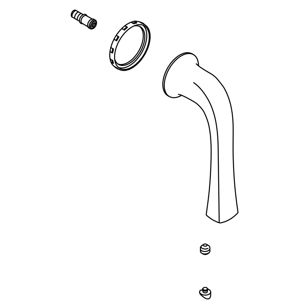 KOHLER Handle Kit - Vibrant Brushed Moderne Brass, K-1375137-2MB