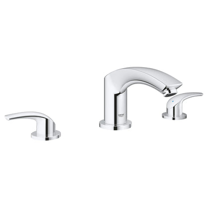 GROHE 25168002 Eurosmart 3-Hole 2-Handle Deck Mount Roman Tub Faucet - Chrome