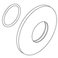 KOHLER Escutcheon Assembly - Vibrant Titanium, K-1376776-TT
