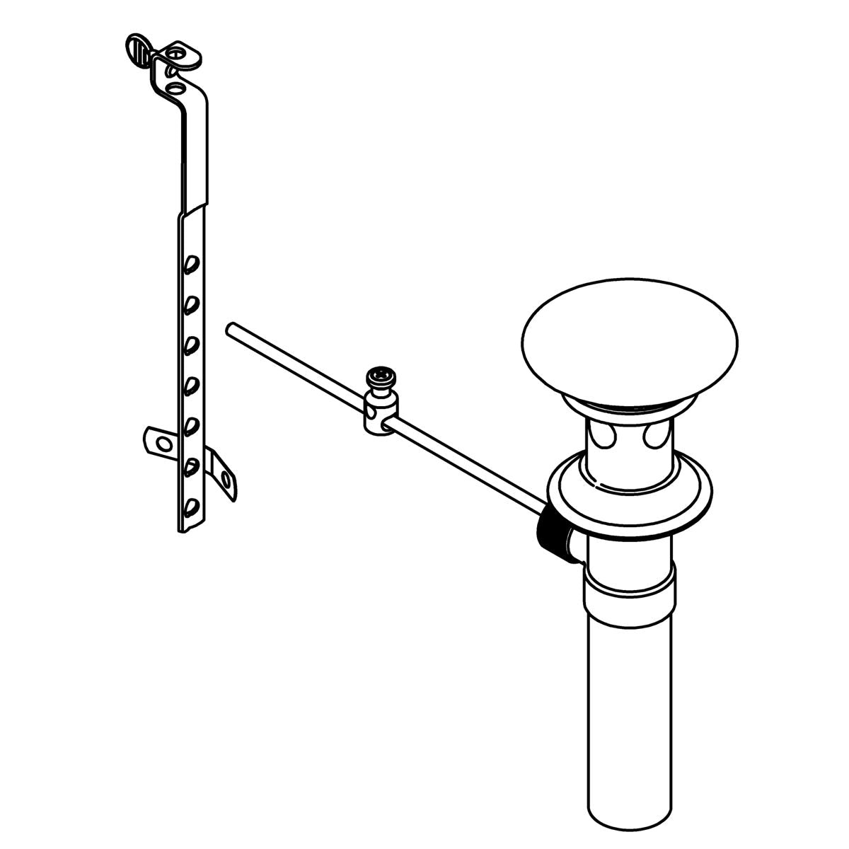 KOHLER Lav Drain - Matte Black, K-1377123-BL