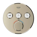 GROHE 29138EN0 Grohtherm Triple Function Thermostatic Valve Trim - Brushed Nickel