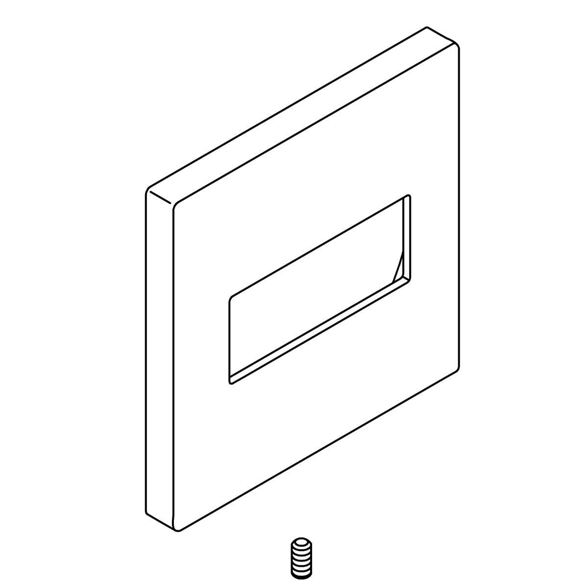 KOHLER Escutcheon Kit-Sp - Matte Black, K-1378911-BL