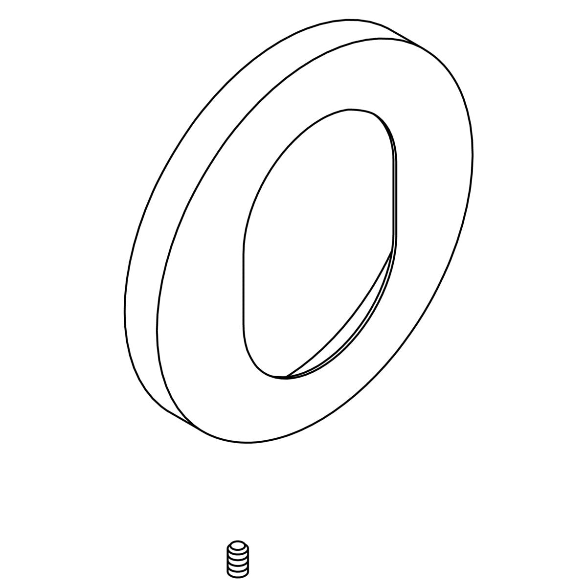 KOHLER Escutcheon Kit-Sp - Matte Black, K-1378913-BL