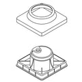 KOHLER Spout Base Assembly - Matte Black, K-1378985-BL