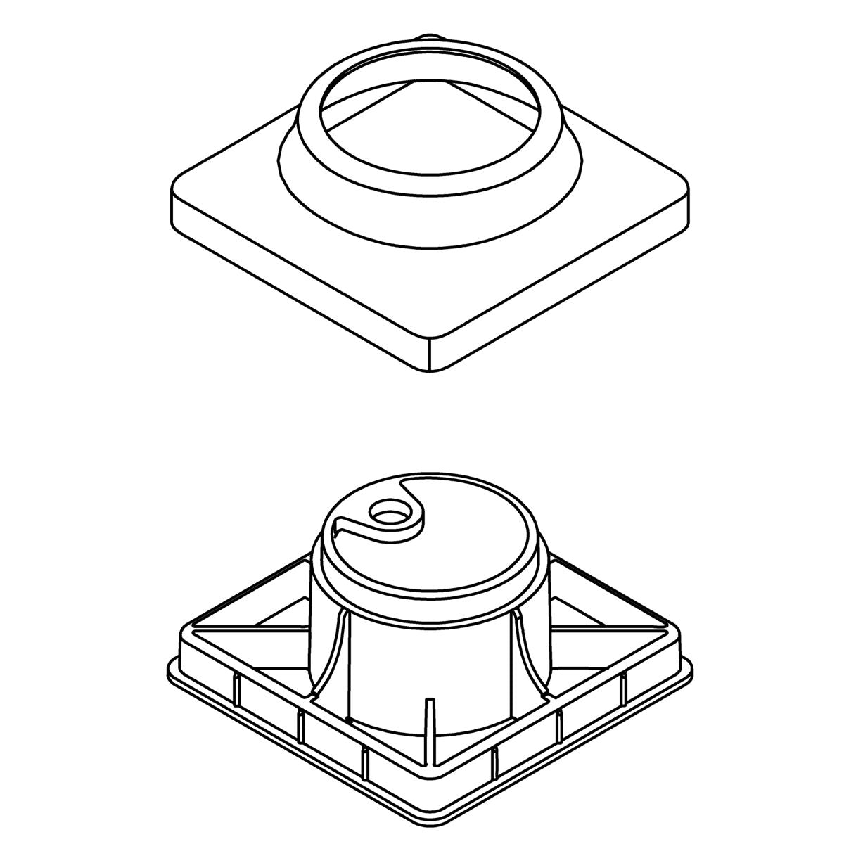 KOHLER Spout Base Assembly - Matte Black, K-1378985-BL