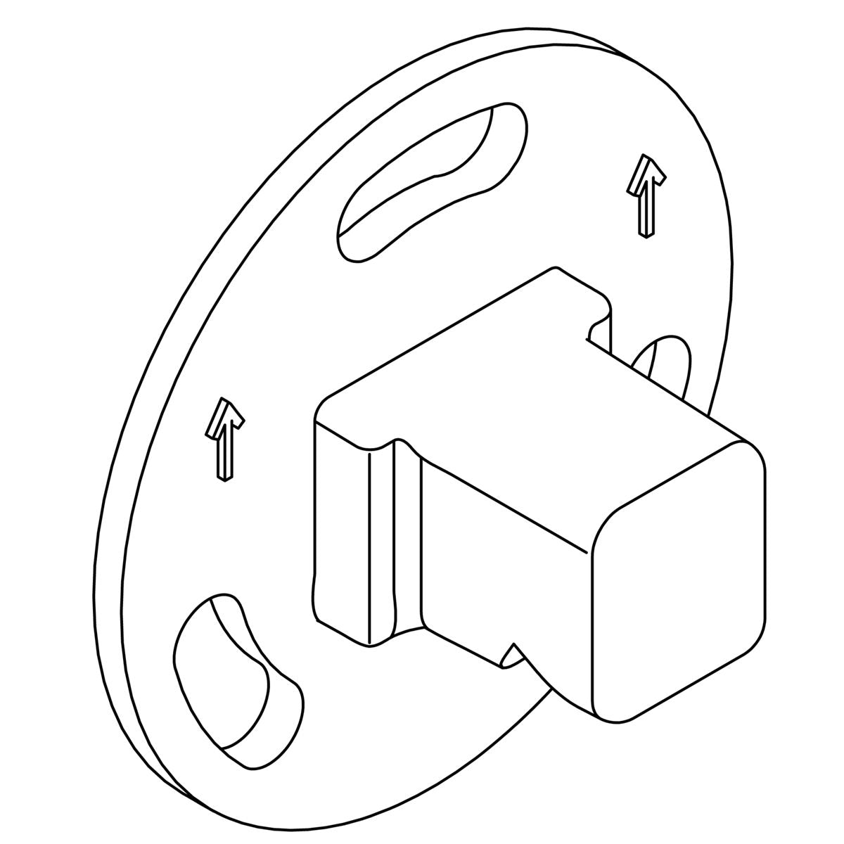 KOHLER Plate, Wall Mount, K-1379647