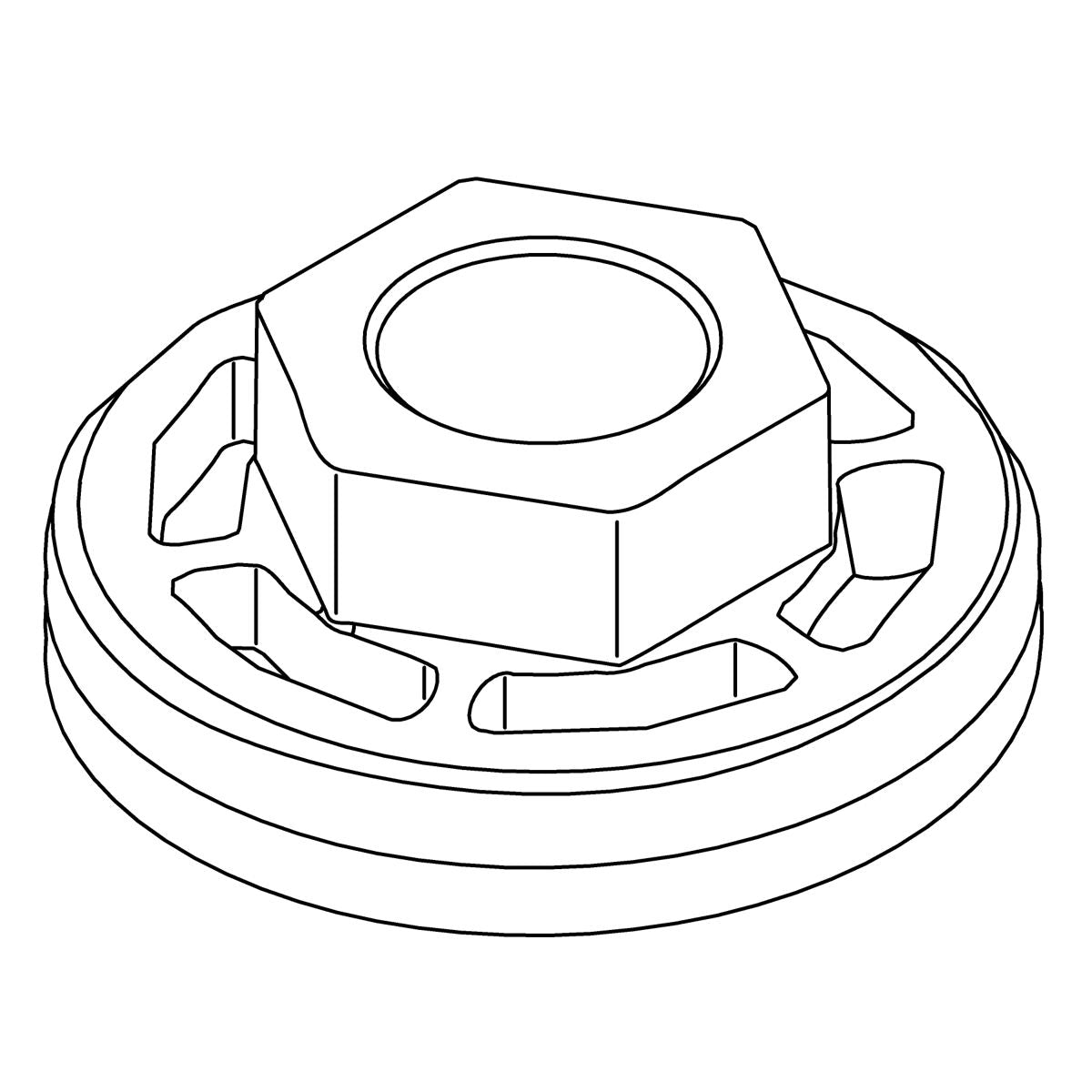 KOHLER K-1380089 Nut, Gland