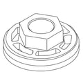 KOHLER Nut, Gland, K-1380089