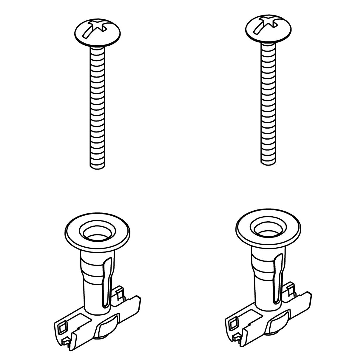 KOHLER Top Mount Hardware Kit, K-1380103