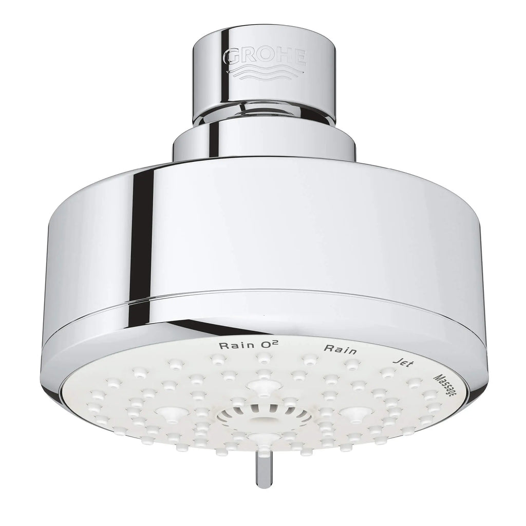GROHE 26043001 Tempesta 100 Shower Head, 4" - 4 Sprays, 1.75 gpm - Chrome