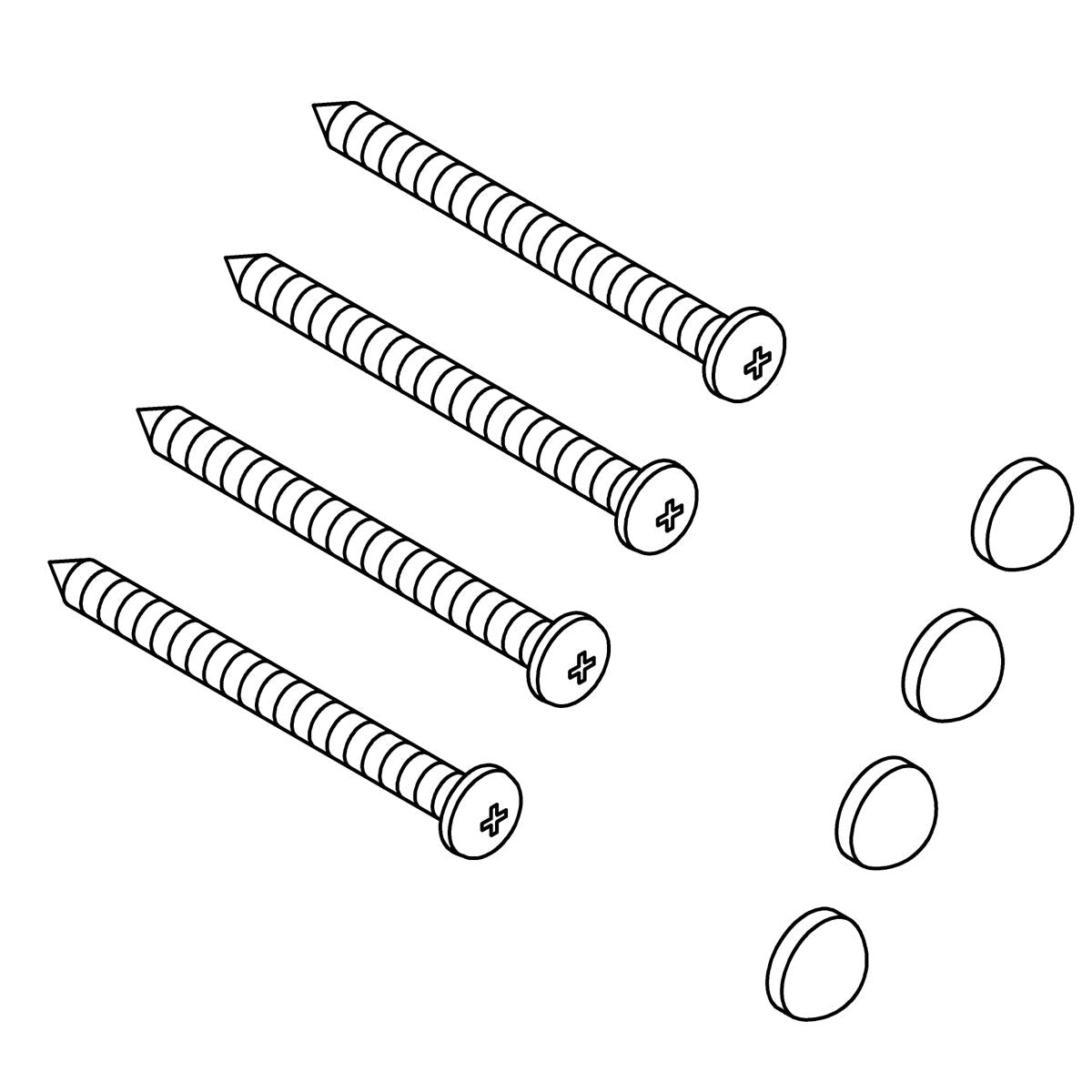 KOHLER Kit, Hardware Bag - Light Anodized Aluminum, K-1380771-LA1