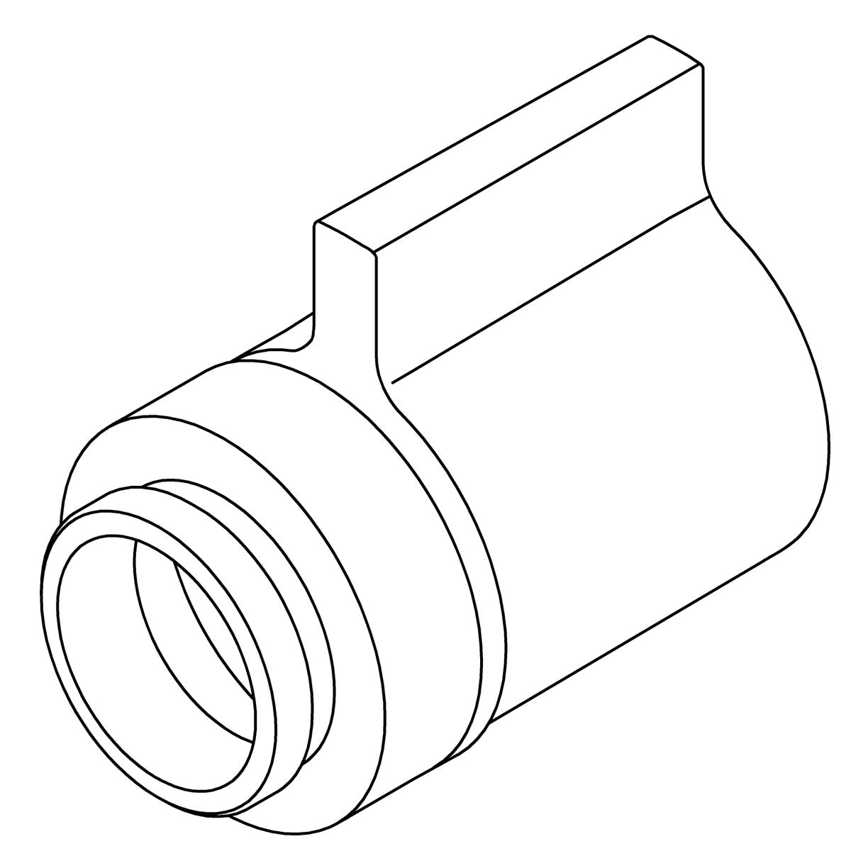 KOHLER Hot Handle Assembly - Polished Chrome, K-1380781-CP