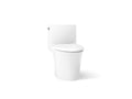 KOHLER K-1381-0 Veil One-Piece Elongated Toilet With Skirted Trapway, Dual-Flush - White