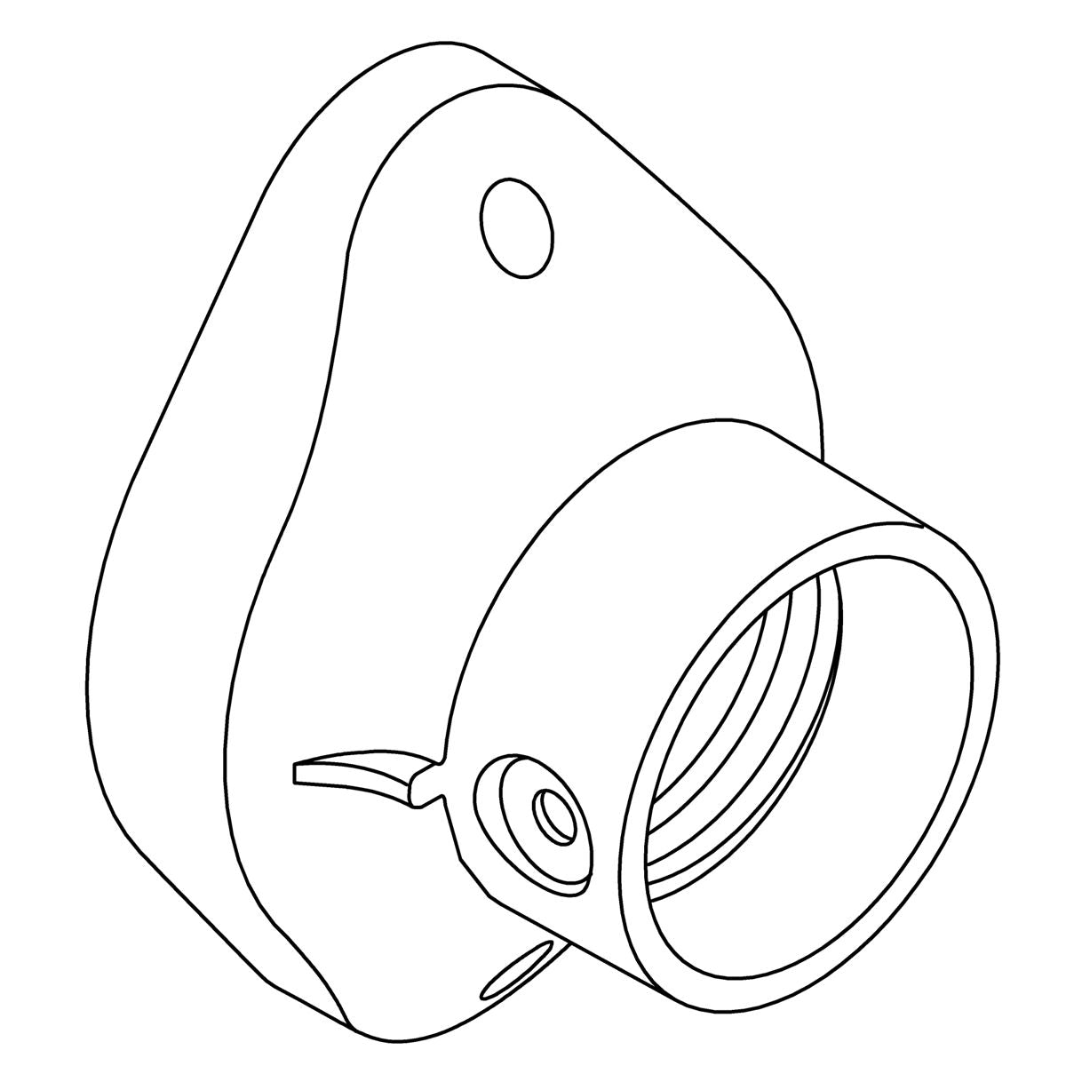 KOHLER Adapter Assembly, Mixer Trim, K-1381596