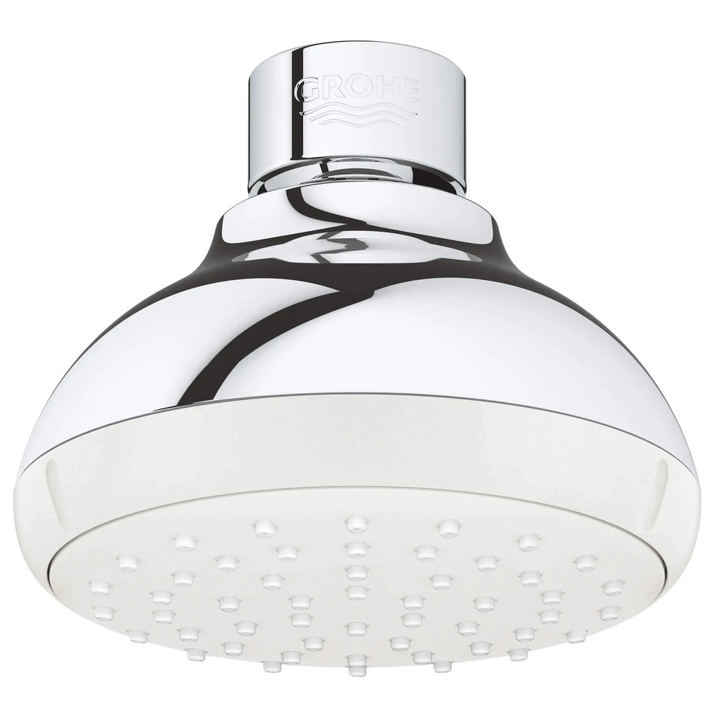 GROHE 26050001 Tempesta 100 Shower Head, 4" - 1 Spray, 1.5 gpm - Chrome