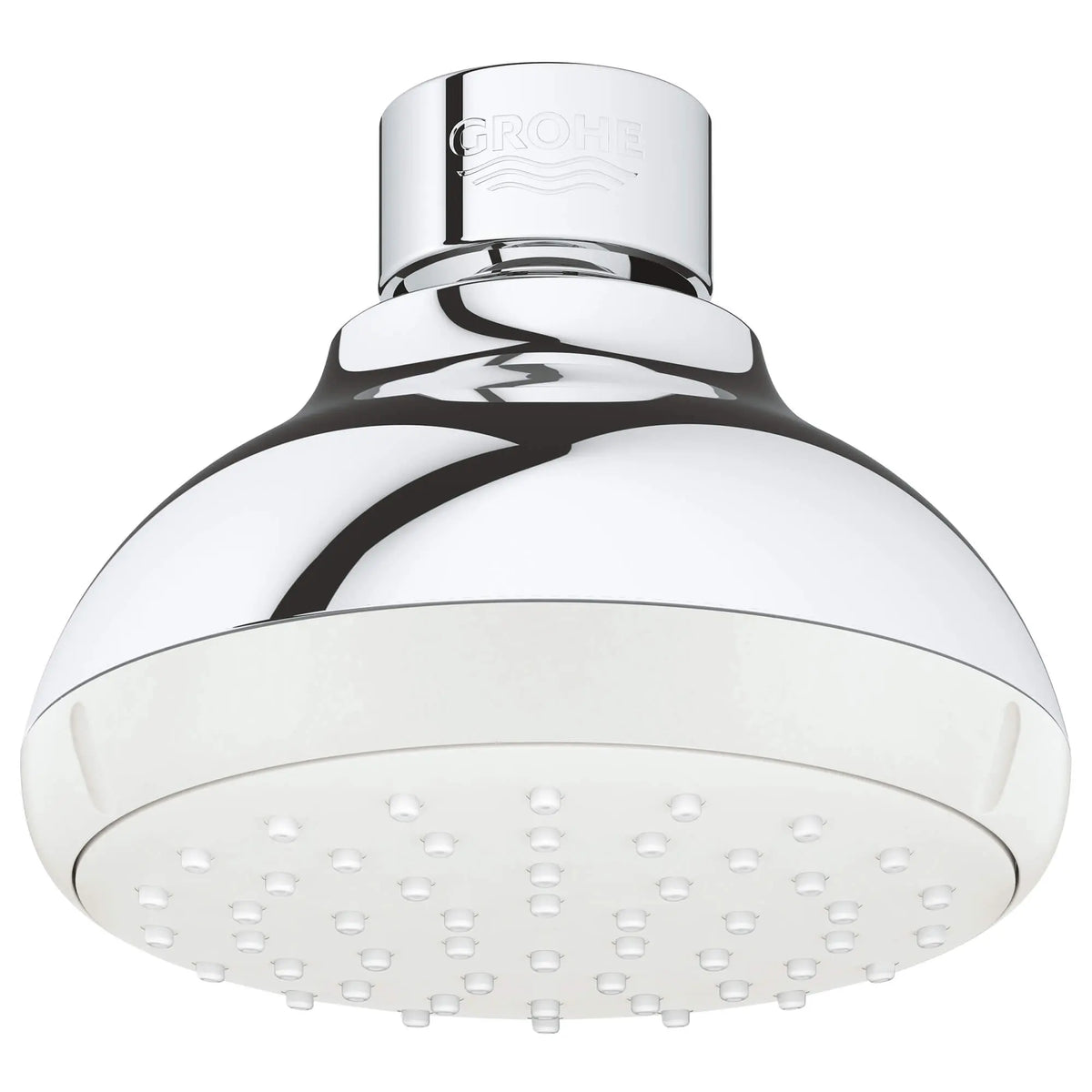 GROHE 26050001 Tempesta 100 Shower Head, 4" - 1 Spray, 1.5 gpm - Chrome