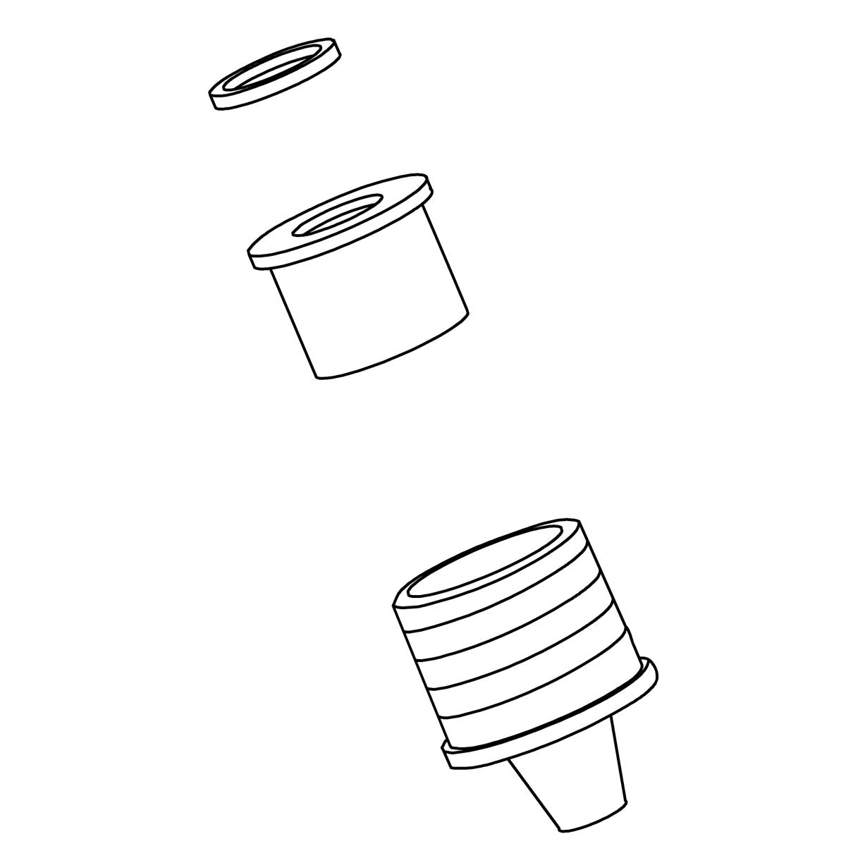 KOHLER Nozzle Kit, Angled Spout, K-1383341