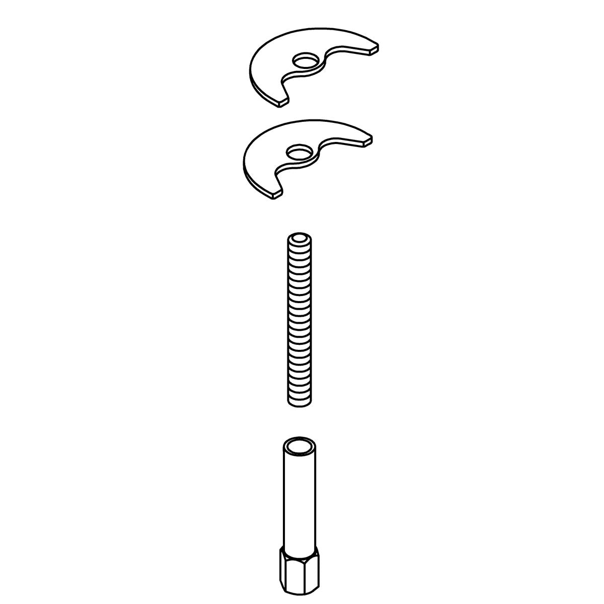 KOHLER Mounting Hardware Kit,Standard, K-1383388