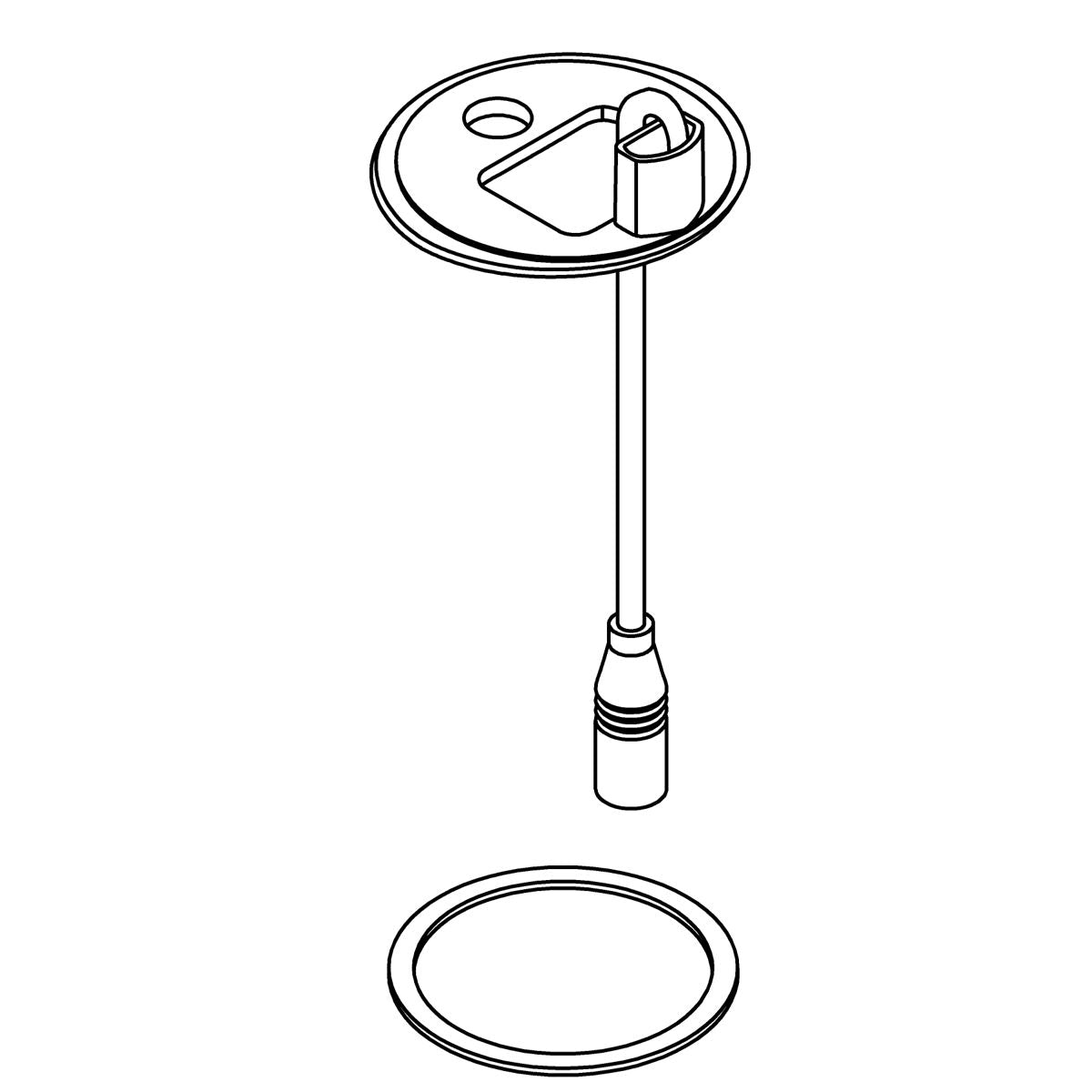 KOHLER Led Base Assembly Kit,Curved Spout, K-1383391