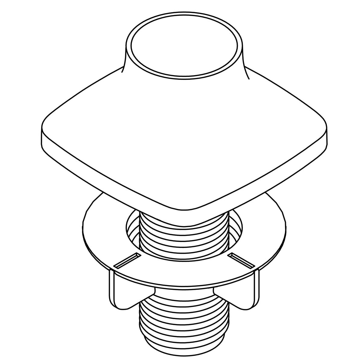 KOHLER Side Spray Holder - Vibrant Stainless, K-1386115-VS