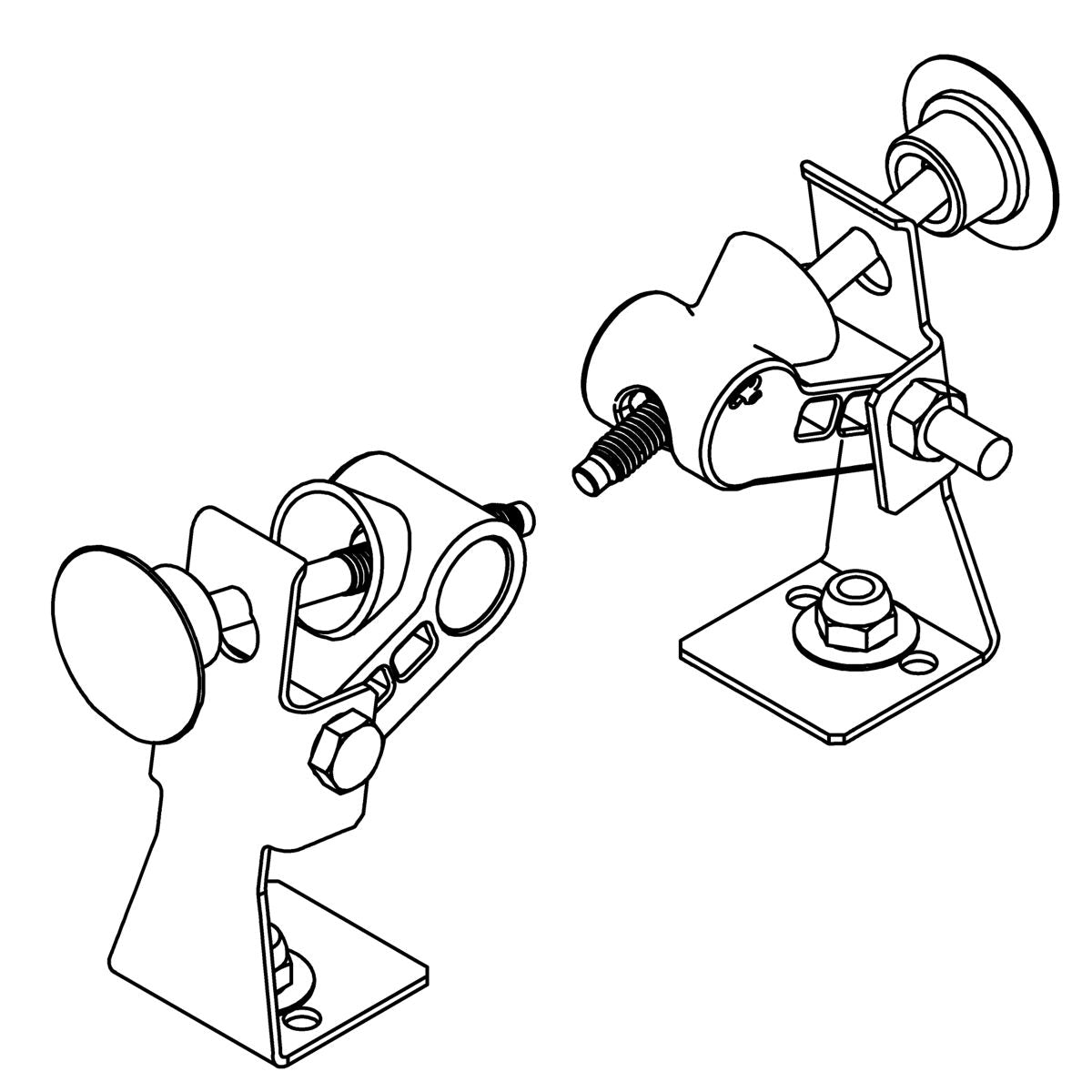KOHLER Cam Assembly Kit, Angled Base (Pair), K-1386650