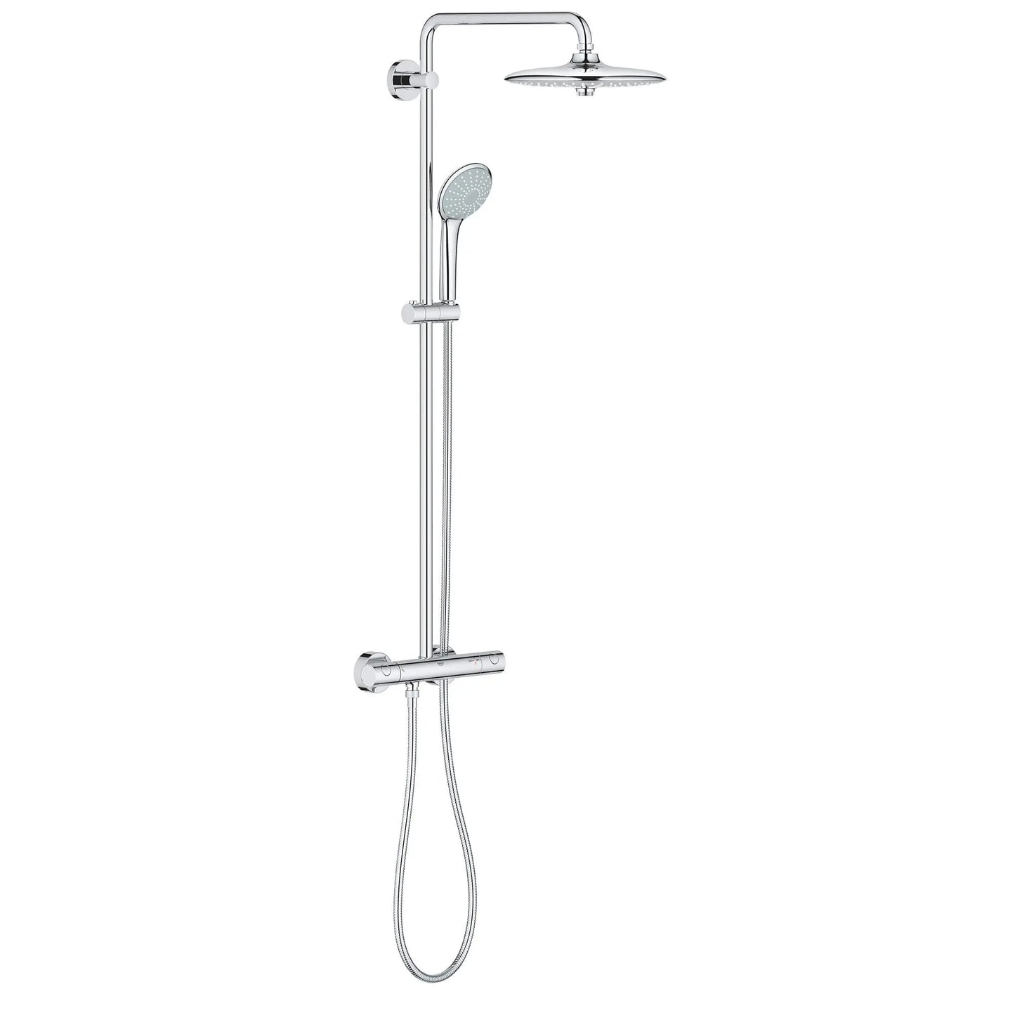 GROHE 26128001 Euphoria Thermostatic Shower System, 2.5 gpm - Chrome