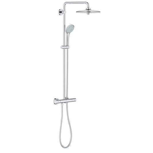 GROHE 26128001 Euphoria Thermostatic Shower System, 2.5 gpm - Chrome
