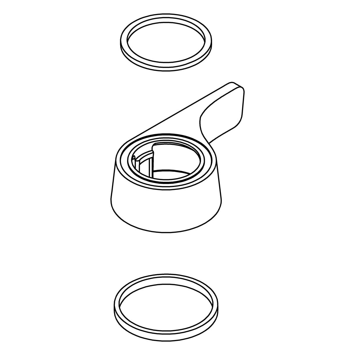 KOHLER Service Kit, Handle - Polished Chrome, K-1387221-CP