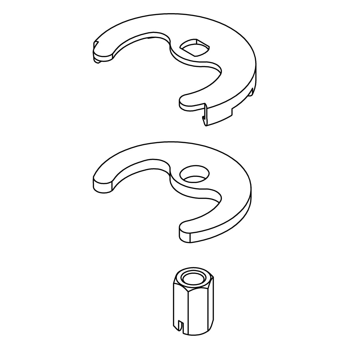 KOHLER Service Kit, Mounting Hardware, K-1387224